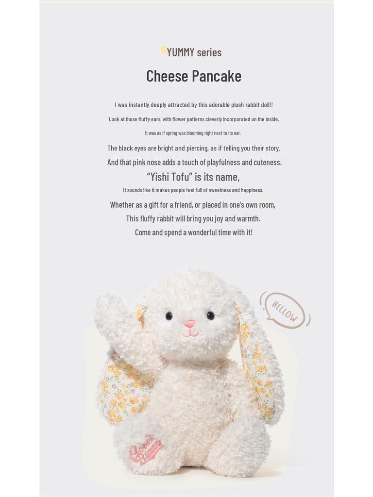 Yami Rabbit Plush Toy - Super Soft, Cute Bunny Doll - Comforting Stuffed Animal Birthday Gift for Girls