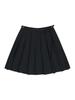 TUOMIO Midi Pleats Ribbon Culotte Pants [Black]