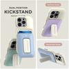 For iPhone 16 Pro Case Card Holder Kickstand TPU+PC Shockproof Phone Cover