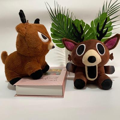 Peluche Alce 99 Notti Transfrontaliero - Carina Decorazione Animale Foresta di Natale