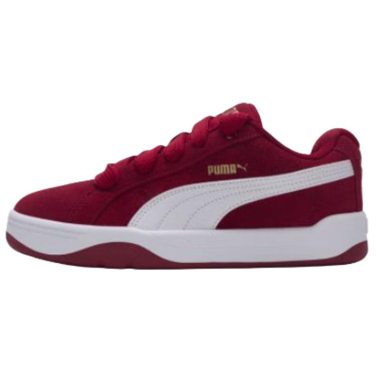 

New PUMA Park Lifestyle Cushioning, Lightweight, Breathable Low top Skateboard Shoes Unisex Red White 400707-26 42.5