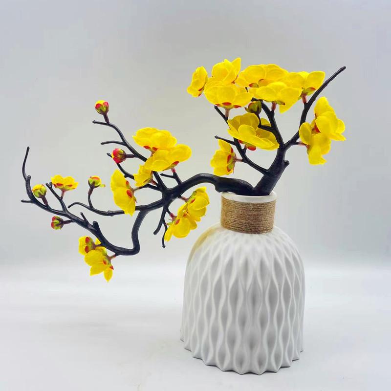 Sweet Silk Winter Flower Potted Plant Bonsai For Indoor Gift Decoration