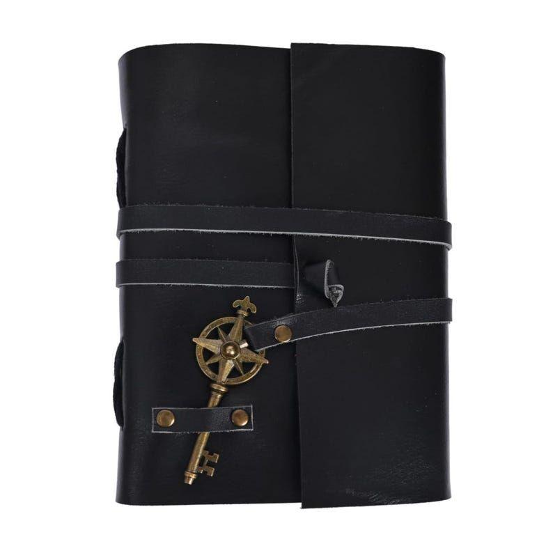 

Кожаный журнал, Настоящая дорожная книга, Блокнот ручной работы, Классический кожаный журнал, альбом для эскизов 7 x 5 in