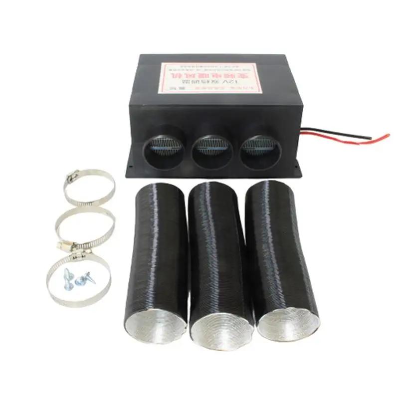Ventola Riscaldante per Auto 800W 12V/24V Riscaldatore d'Aria Sbrinatore Parabrezza 3 Uscite per Camper, Autocaravan, Roulotte, Camion, Riscaldatori
