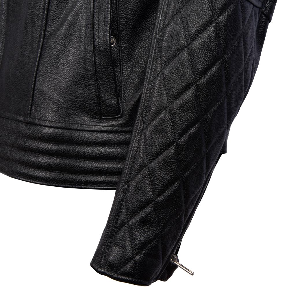 Black Motorcycle Jackets Genuine Cowhide Leather Coats Men Leather Jacket Riding Biker Jackets For Men Clothing Winter