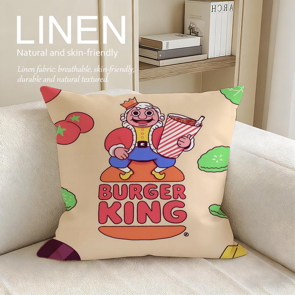 Marke Burger King Kissenbezug Kissenbezug Set Stk x x Atmungsaktiv Waschbar Sofakissenbezug