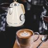 1.7L Electric Kettle Retro Wood Grain Dry Boil   Home Electric Kettle with Temperature Display