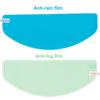 Motorcycle Helmet Anti-fog Film Inside Sticer & Rainproof Film Outside Sticker  Nano Coating Stickers Film 24.5*8.5cm