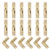18 Pcs Invisible Brass Barrel Hinges 20x4mm Concealed Hinges Folding Support Cylindrical Concealed