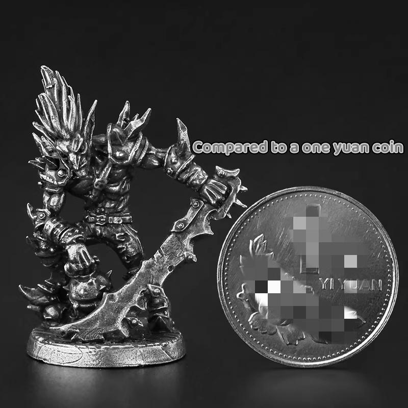 Ancient Goblin Warriors Soldier Model Action Figures Metal Toys Gifts Board Game Piece Desktop Car Interior Ornament Accessories