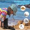 ABS-Kunststoff Metalldetektor Schaufel Rostbeständig Kompakt Detektionssieb Vielseitig Manuell Sand Schaufel für Outdoor Strand