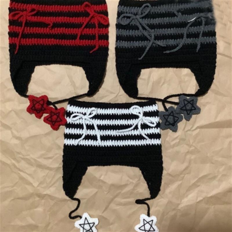 Hand-crocheted Horn Funny Headband Fashion Personality Decorative Headwear