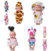 Reborn Schlafpuppe Mädchen Pvc Bjd Spielzeug mit verstellbaren Gelenken und weicher Kleidung
