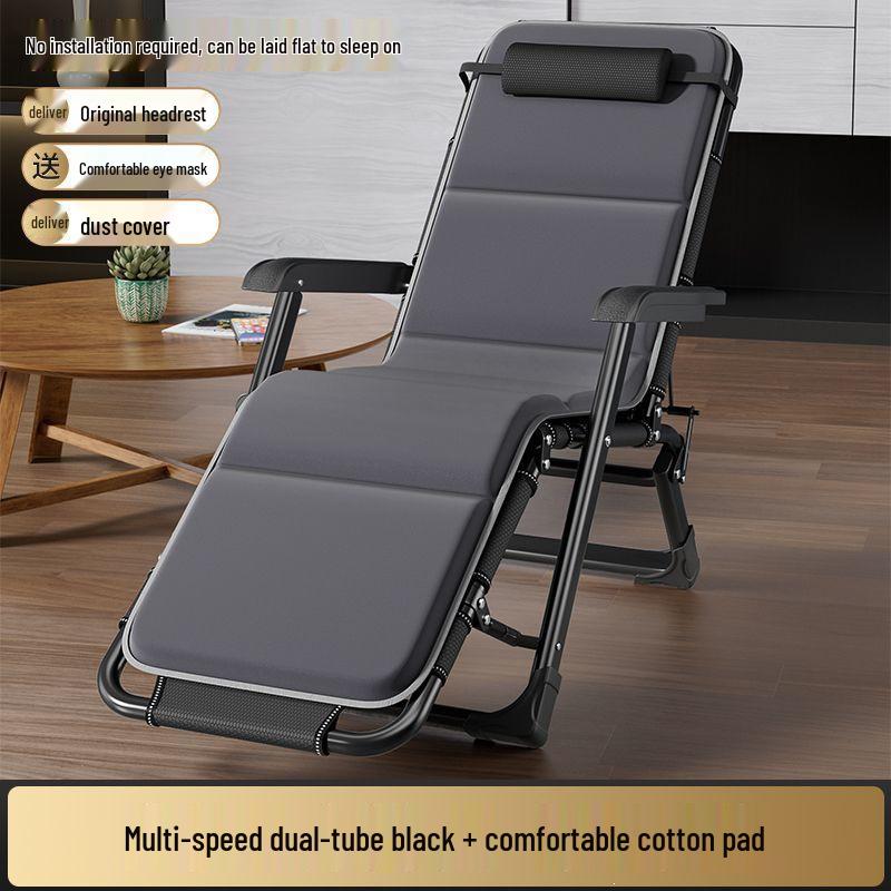 Portable Folding Lounge Chair Recliner for Adults - Versatile Beach and Nap Chair with Adjustable Backrest