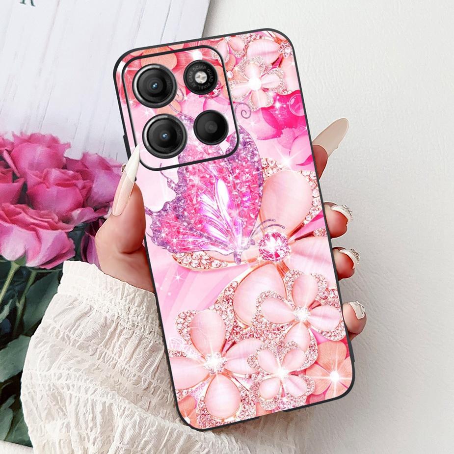 For Motorola Moto G15 Case Stylish Painted Cover Shockproof Soft TPU Phone Case For Motorola G15 G 15 MotoG15 Fundas 6.72'' Capa