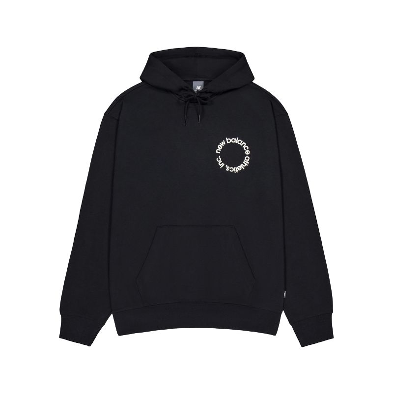 New Balance circular-logo hoodie MT51916-BK S 165