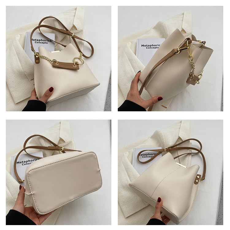 Adjustable Shoulder Faux Simple Chain Zipper Large Perfect for and Office Cute and Stylish Gift Women's Bag, Crossbody, Leather, Design, Charm,
