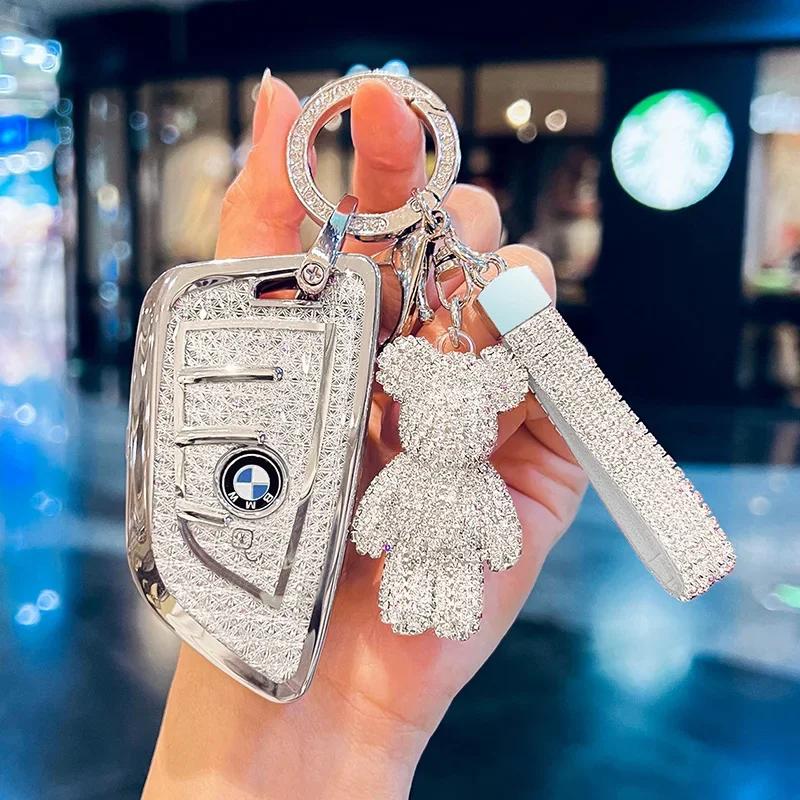 Soft TPU Car Key Case Cover for BMW X1 X3 X5 X6 X7 1 3 5 6 7 Series G20 G30 G11 F15 F16 G01 G02 F48 Protector Shell Accessories Xs8