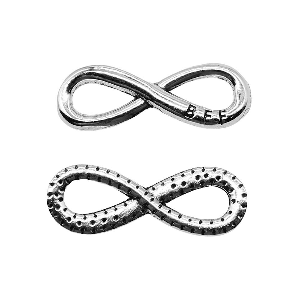 Infinity Connectors Heart Bracelets Charms Lightning Romantic Jewelry Findings