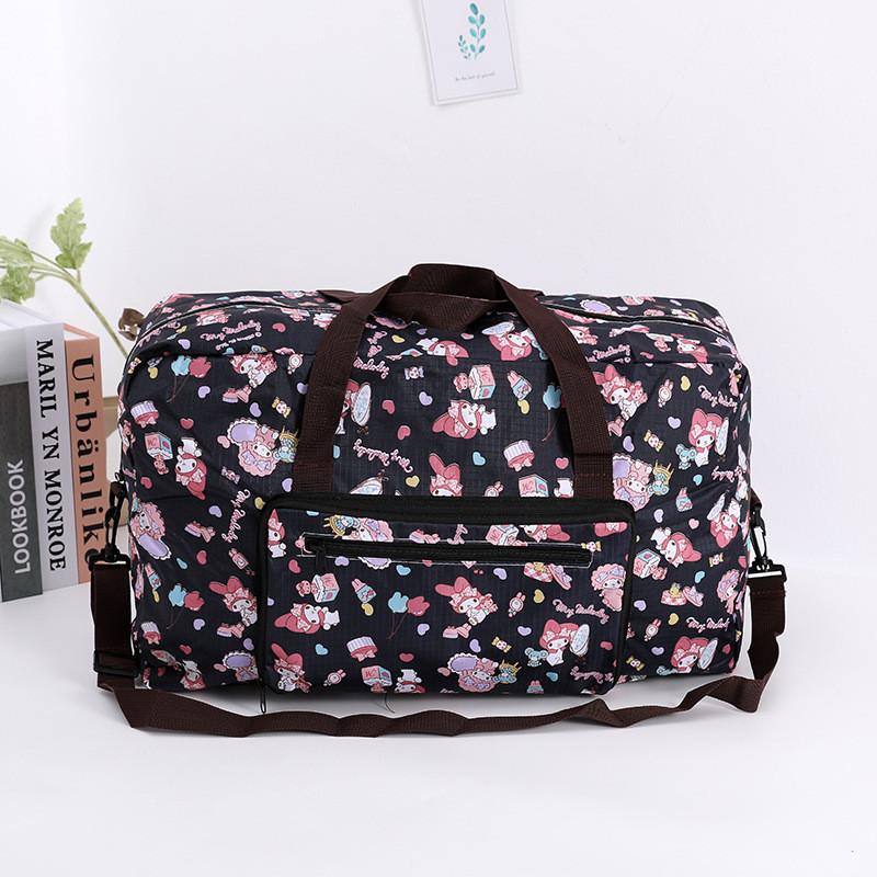 Melody Kuromi Reisetasche Aus Oxford-Stoff Vielseitig für Gepäck und Kleideraufbewahrung