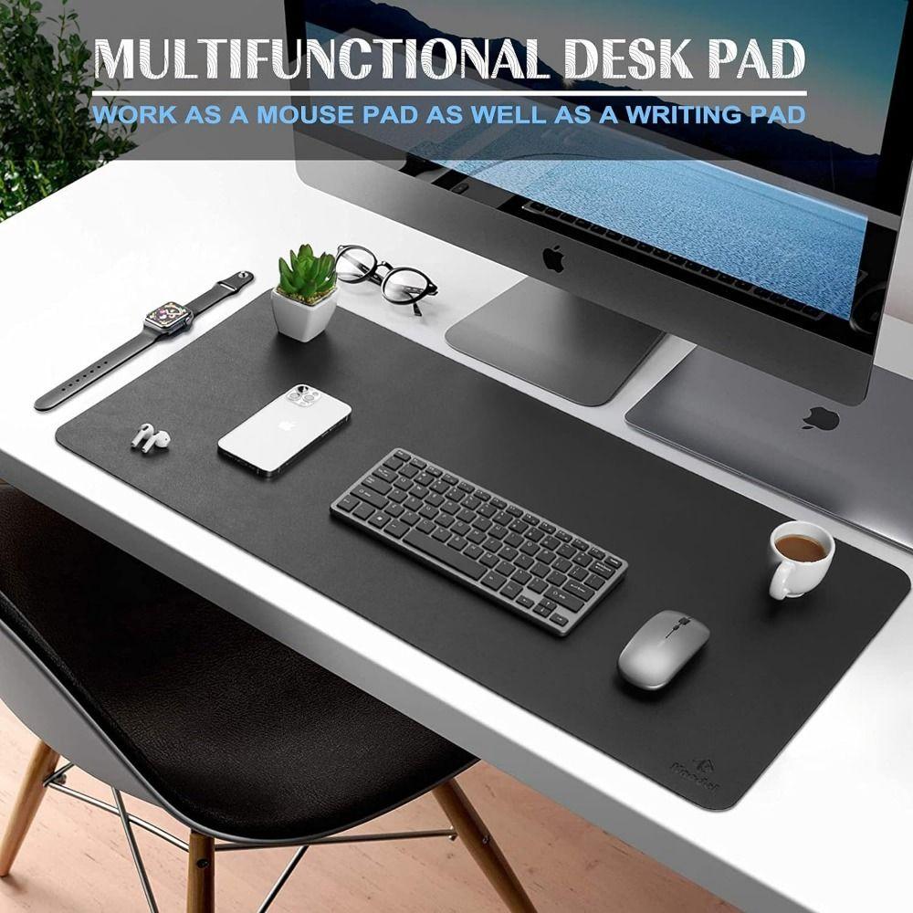 Dual Side PU Mouse Pad PU Leather Keyboard Mousepad Multifunctional Desk Protector Mat  Home