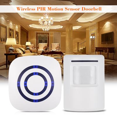 YF0256 Wireless Home Security Entrance Alarm Visitor Doorbell with EU Plug-in Receiver and PIR Motion Sensor Warning System 38 Melodies