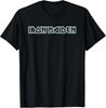 Iron Maiden - Blue Logo T-Shirt Tops Tee Men's Women's 100% Cotton Unisex