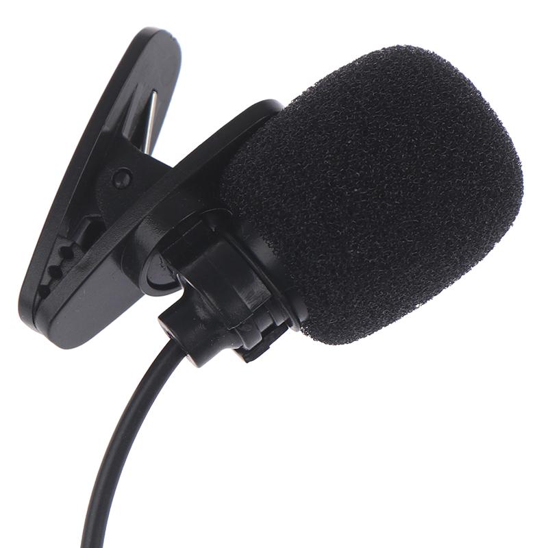 External 3.5Mm Mini Wired Clip-On Lapel Lavalier Microphone