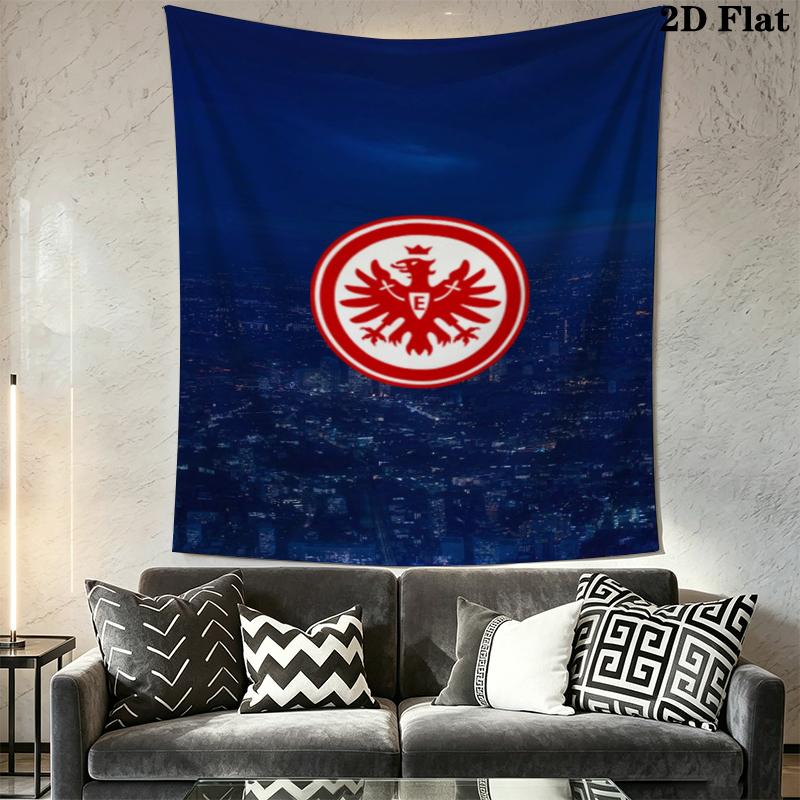 Eintracht Frankfurt Wall Tapestry Aesthetic Wall Hanging Printed Fabric Blanket Decorative Tapestries for Bedroom Living Room Home Decor