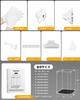 KrystaCase Figure Acrylic 4mm High UV Mirrored Base and Magnetic Easy Assembly Case, Case, Thick, Transparency, Protection, Back, Door, Stackable,
