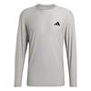 Essentials Climacool Comfortable Fashion Versatile Soft Long Sleeve T-Shirt Men Tops Light-Gray JC7717