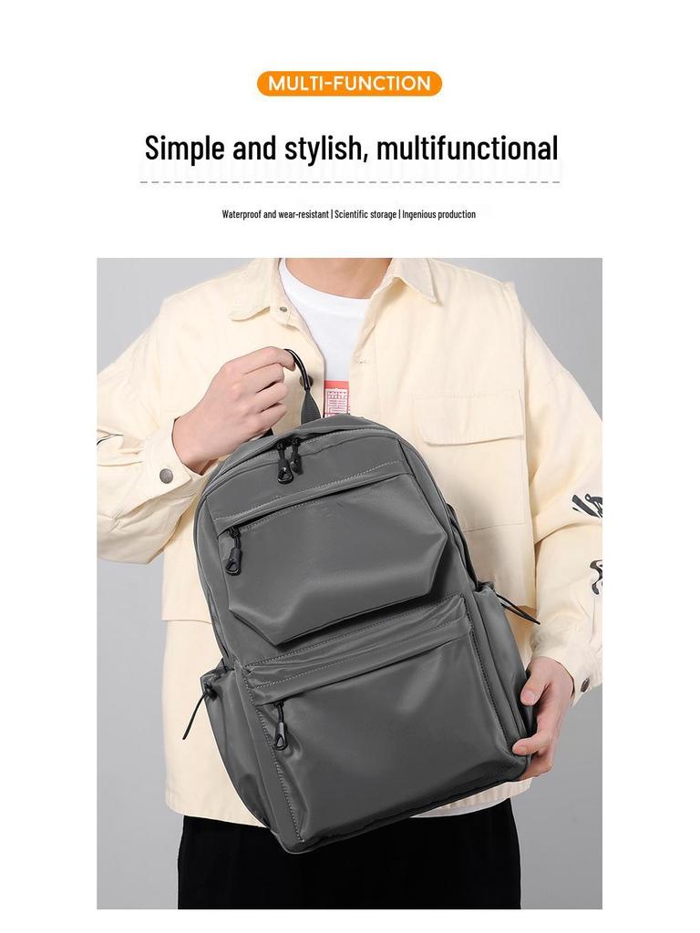 Plecak męski Tongchao dla studentów: Duża pojemność, Idealny do szkoły średniej, na studia, w podróż i do wypoczynku.