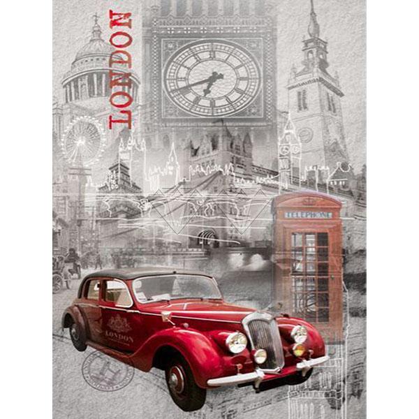 5D DIY Алмазная картина Набор Ретро Автомобиль Искусство Алмазная вышивка Стразы Украшения для дома Round 20x30cm