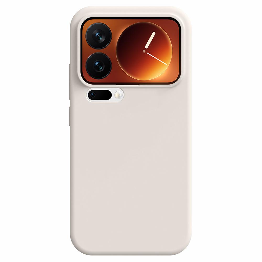 For Xiaomi 17 Pro Case Skin-Friendly Liquid Silicone + PC Phone Cover