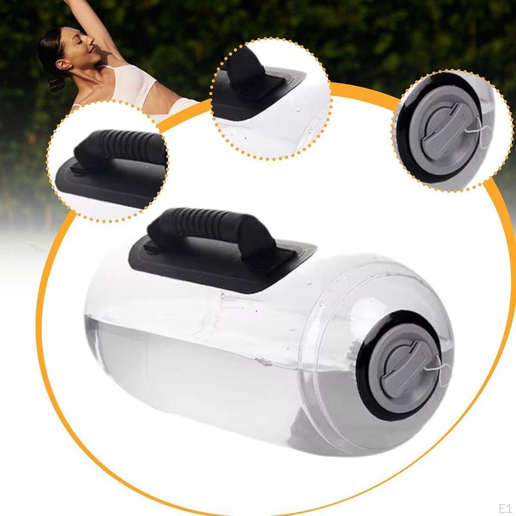 Water Weights Bag Core Training Refillable with Pump, Strength Agility power for Gym