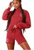 Bo+Tee Spodenki Dresowe Damskie Bordowe Xl 0A7F1_C* T3A