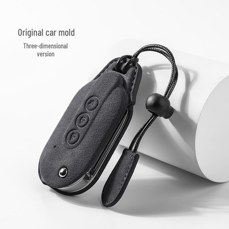 Wuling Hongguang Mini EV Macaron 2022 GameBoy Key Case with Suede Shell and Buckle