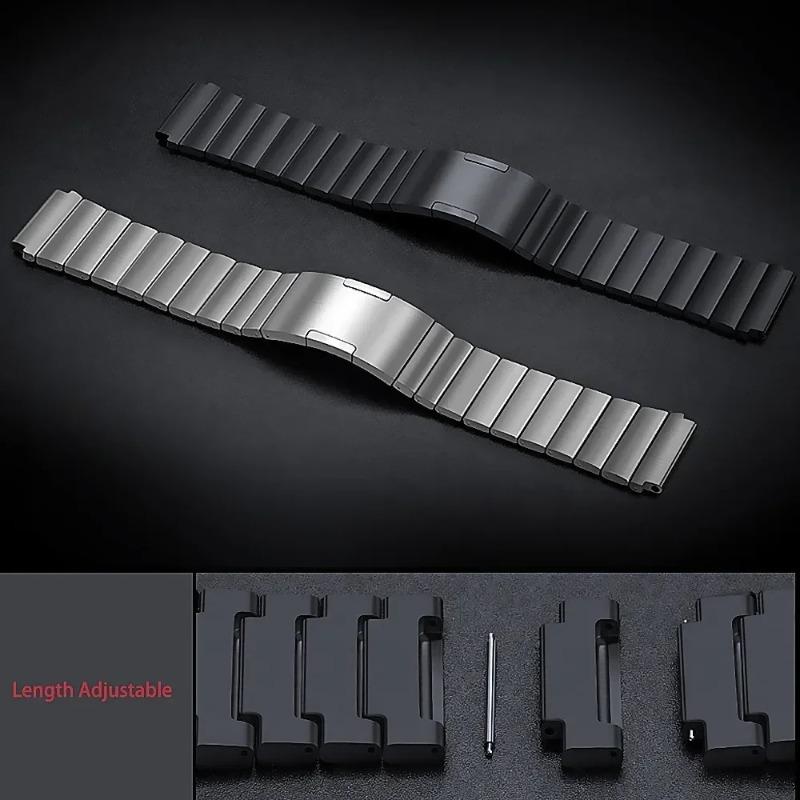 Tytanowy Pasek do Samsung Galaxy Watch 8 Classic 46mm Metalowa Opaska na Nadgarstek do Galaxy Watch 8 44mm 40mm/Ultra 47mm 2025 Akcesoria