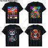 Cute Sugar Skull Cat Dia De Los Muertos Day of The Dead TShirt Mexican Summer Fashion Short Sleeved Tee TopsCasual Tshirt