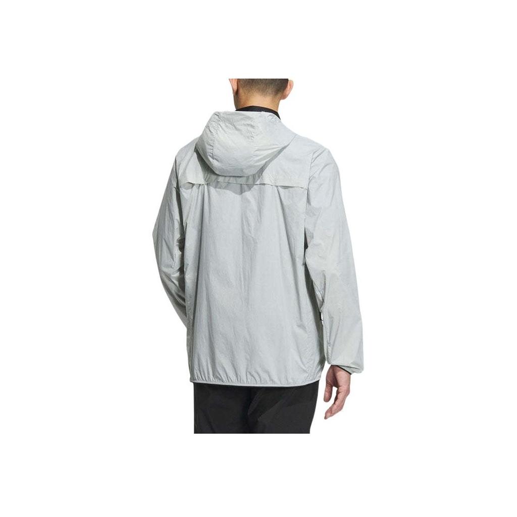 Adidas Wind.Rdy Hooded Sports Jacket Men Outerwear Silver-Grey IU2672