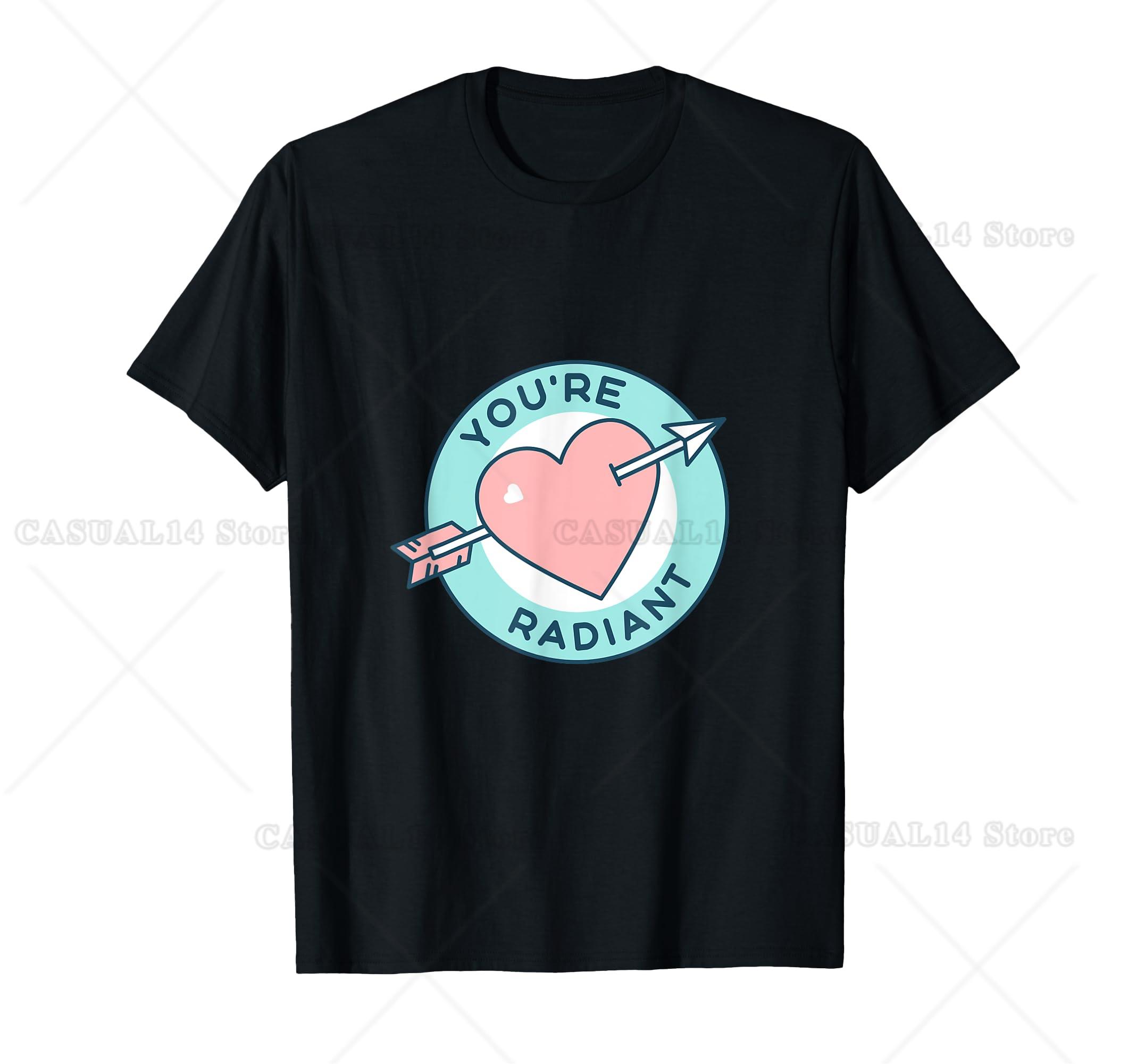 You re Radiant Retro Love & Valentine Designs Present T-Shirt 4XL