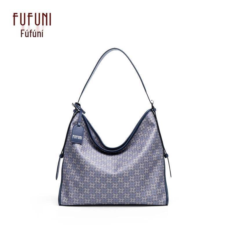 FUFUNI Fashion Monogram Hobo Shoulder Bag