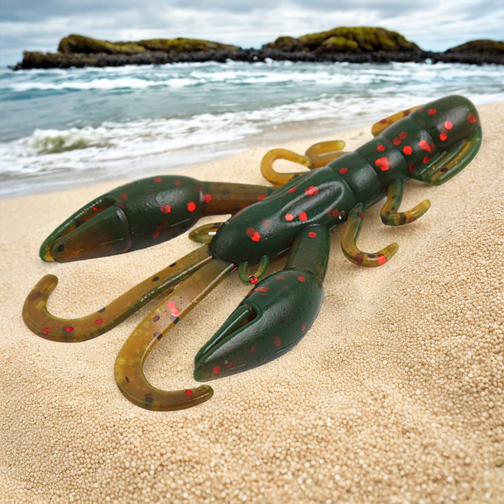5pcs 5cm Artificial Bait Fishy Smell Fishing Bait Crayfish Soft Fishing Lure Fishing Accessories