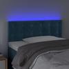 VidaXL LED Headboard Bedroom Furniture Single Bed Accessory Headboard Bed Frame Interior Dark Blue 3122092