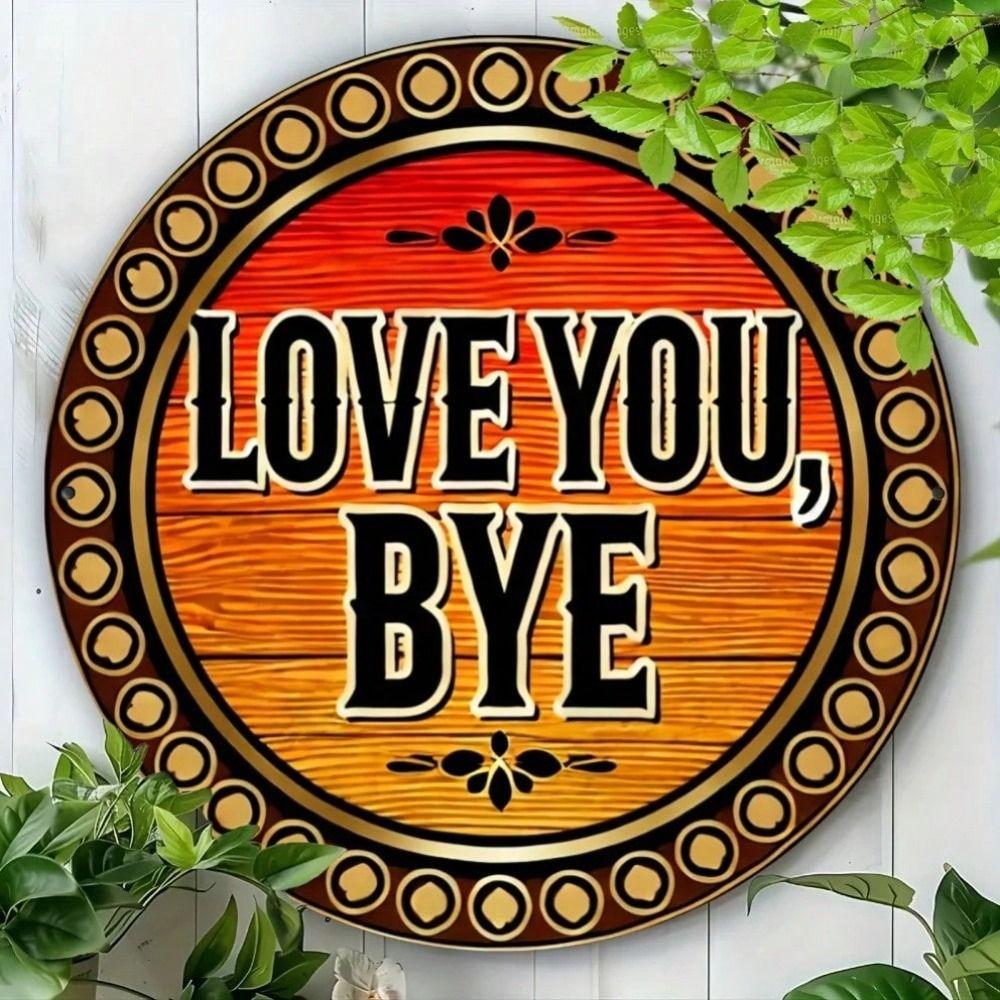 

Vintage Tin Painting Metal Wall Art 20x20cm Home Decor Gift