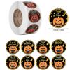 Label Gift Packaging Pumpkin Labels Stickers Halloween Sticker Paper Seal Labels Candy Bags Sticker