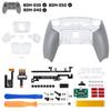 eXtremeRate RISE Plus MAX Back Paddle Kit for PS5 Controllers 040 with Bottom Clicky Trigger Stops Rubber Remappable Back Button Kit for PS5