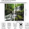 Waterfall Curtains Spring Nature Theme Landscape Pattern Forest Thermal Bedroom Living Room Panel Set Blackout Made Of Polyester Area Decor