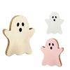 Cute Wooden Halloween Tabletop Decor in and Cream Color for Shelf Display