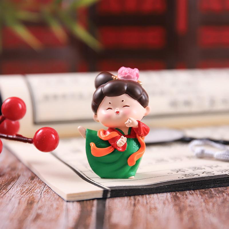 Chinese Desktop Decoration Home Decoration Tang Dynasty Lady Decoration Cute Ornaments